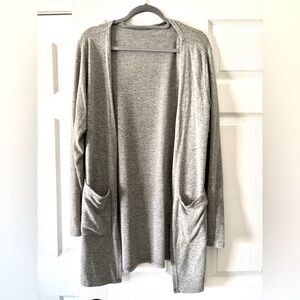 ZYIA Active Army Green Lounge Boyfriend Cardigan Sweater Wrap Cardigan | Size S